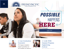 Tablet Screenshot of fresno.edu